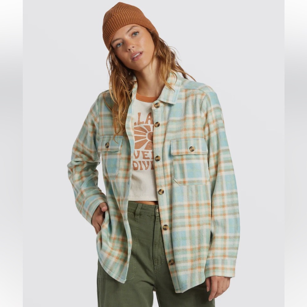 Billabong Forge Fleece Jacket Adventure Division Super Cozy! Women’s Large Soft!